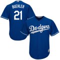 Los Angeles Dodgers #21 Walker Buehler blue majestic baseball jersey