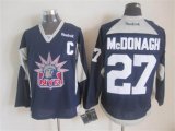 2015 Reebok New York Rangers Ryan McDonagh #27 blue hockey Jersey