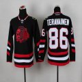 Youth chicago blackhawks #86 Teuvo Teravainen black nhl jerseys(1)