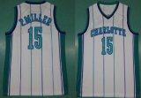 Custom NBA Charlotte Hornets #15 P Miller White Jersey