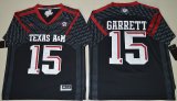 2016 Texas A&M Aggies Myles Garrett 15 College Football Authentic Jerseys - Black