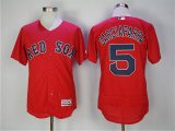 Boston Red Sox #5 Garciaparra red Flexbase Authentic Collection Jersey