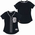 Women Detroit Tigers blank blue majestic mlb jerseys