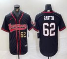 Nike Tampa Bay Buccaneers #62 Graham Barton black baseball Joint name -BD 01