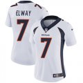 Women Nike Denver Broncos 7 John Elway white color Rush Limited Jersey