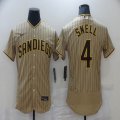 Nike San Diego Padres #4 Blake Snell Yellow Flexbase Authentic Collection Jersey-BD