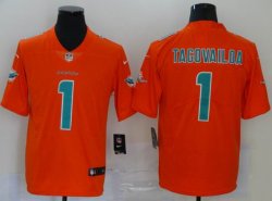 Nike Miami Dolphins Tua Tagovailoa orange color Rush Limited Jerseys-BD