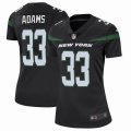 Women Nike New York Jets #33 Jamal Adams black Color Rush Limited Jersey-BD