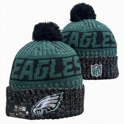 2024 NPhiladelphia Eagles green black NFL Sports Cuffed Knit Hats