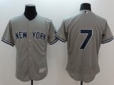 2016 New York Yankees #7 Mickey Mantle gray elite baseball jersey