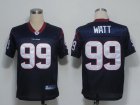 Reebok J.J. Watt Houston Texans #99 blue nfl Jersey