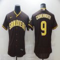 Nike San Diego Padres #9 Cronenworth Brown Flexbase Authentic Collection Jersey-BD