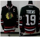 reebok Chicago Blackhawks TOEWS #19 Black nhl Jerseys