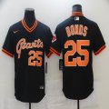 Nike San Francisco Giants #25 Barry Bonds black baseball jerseys-BD