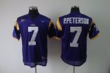 NCAA P.PETERSON 7# purple jerseys