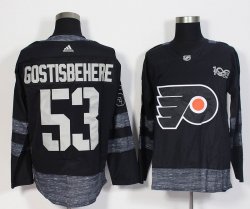 Philadelphia Flyers #53 Shayne Gostisbehere black 2017 Centennial Classic Premier Player Jerseys