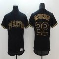 Pittsburgh Pirates #22 Andrew McCutchen black mlb baseball jersey