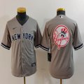 Youth Nike New York Yankees gray majestic baseball Jersey 05