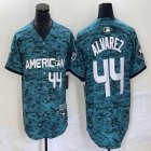 American League Houston Astros #44 Yordan Alvarez Nike Teal 2023 MLB All-Star Game Jersey