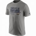 Men's Los Angeles Rams Nike Heathered Gray Property Of T-Shirt