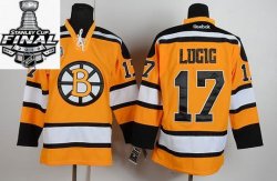 2013 NHL Stanley Cup Final Boston Bruins 17# lucic Yellow new jersey