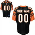 Cincinnati Bengals Customized Personalized Team Color Jerseys