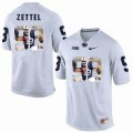 Custom Penn State #98 Anthony Zettel white fashion college football jersey