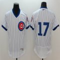 Chicago Cubs #17 Kris Bryant white Flexbase Authentic Collection Jersey-BD