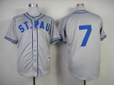 Minnesota Twins 7 Authentic Joe Mauer 1948 St. Paul Saints Turn Back The Clock Jersey