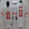 49ers #11 Brandon Aiyuk white nike Color Rush Limited Jersey-BD