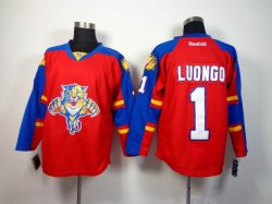 2014 Florida Panthers #1 Roberto Luongo Red hockey Jersey