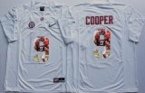 Alabama Crimson Tide #9 Amari Cooper White college football jersey