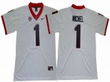 Alabama Crimson Tide #1 Michel white College Football Color Rush Limited Jersey