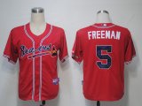 MLB Jerseys Atlanta Braves 5 Freeman Red