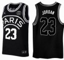 Paris Saint-Germain club #23 Jordan black nba jerseys