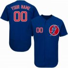 Custom Chicago Cubs blue Flexbase baseball jerseys