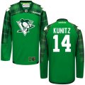 Custom 2016 Pittsburgh Penguins 14 Chris Kunitz green hockey Jersey