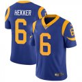 Nike Rams #6 Johnny Hekker blue Color Rush Limited Jersey