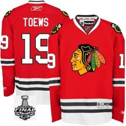 2013 NHL Stanley Cup Chicago Blackhawks #19 Jonathan Toews Red Jersey