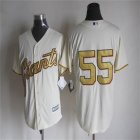 San Francisco giants Tim Lincecum #55 cream Majestic baseball Jersey