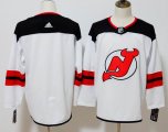 Adidas New Jersey Devils blank white nhl hockey Jersey