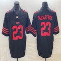 Nike San Francisco 49ers #23 Christian McCaffrey black Color Rush Limited Jersey-BD 03