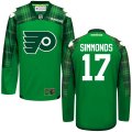 custom 2016 Philadelphia Flyers #17 Wayne Simmonds green NHL hockey Jerseys