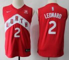 Nike North Toronto Raptors #2 Kawhi Leonard red Stitched kid NBA Jerseys-S8