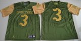 Under Armour Joe Montana 3 Notre Dame Fighting Irish 2016 Shamrock Series Premier College Football Jersey - Olive Green