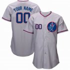 Custom Chicago Cubs gray MLB baseball jerseys