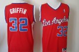 2015 Los Angeles Clippers 32 Blake Griffin red nba basketball Jersey