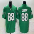 Nike Philadelphia Eagles #88 Dallas Goedert green throwback Color Rush Limited Jersey