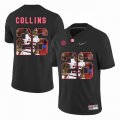 Custom Alabama Crimson Tide #26 Landon Collins black College Color Rush Limited Jerseys