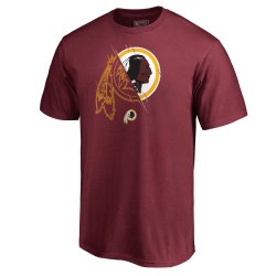 Men\'s Washington Redskins NFL Pro Line by Fanatics Branded Burgundy X-Ray T-Shirt